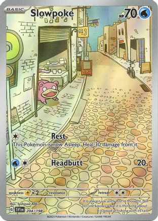 Slowpoke 204/198 - Holofoil - Illustration Rare