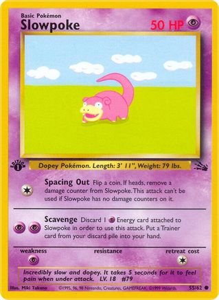 Slowpoke 055 - 1st Edition - Common