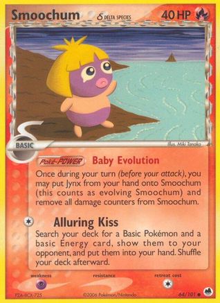 Smoochum (Delta Species) 064 - Reverse Holofoil - Common