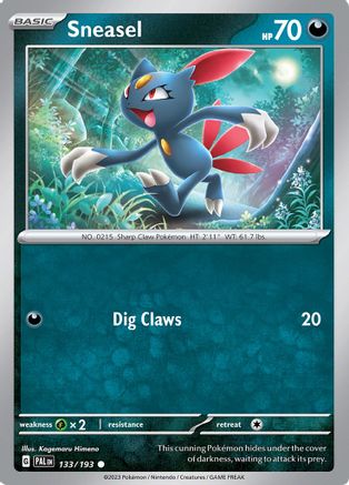 Sneasel 133  - Common