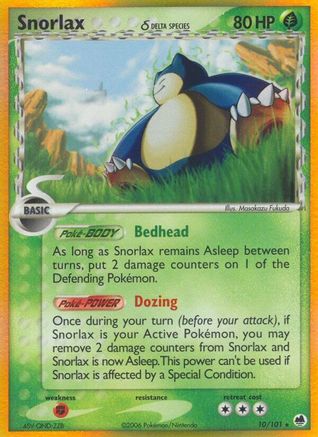 Snorlax (Delta Species) - Reverse Holofoil - Holo Rare