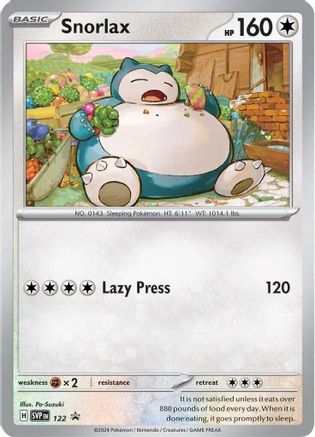 Snorlax 122  - Holofoil - Promo