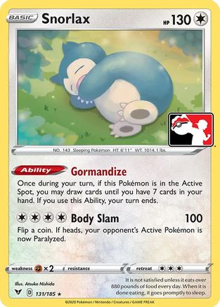 Snorlax - 131/185/185 - Rare