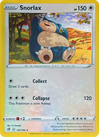 Snorlax (Cosmos Holo) 141/192 - Holofoil - Promo