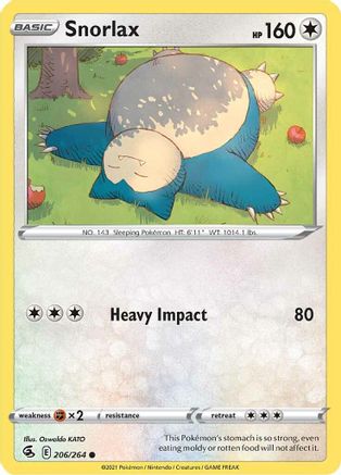 Snorlax 206 - Common