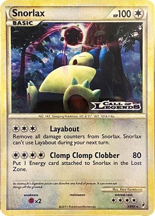 Snorlax - 33/95 (Prerelease)/95 - Holofoil - Promo
