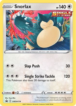 Snorlax SWSH119 - Holofoil - Promo