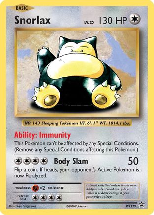 Snorlax XY179 - Holofoil - Promo