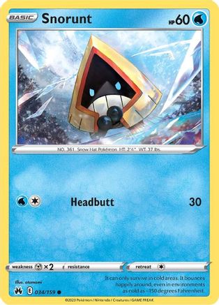 Snorunt 034 - Common