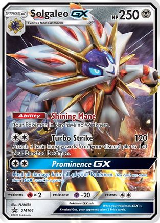 Solgaleo GX SM104 - Holofoil - Promo