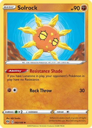 Solrock 092 - Uncommon
