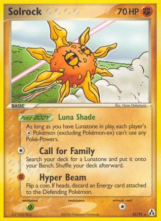 Solrock - Reverse Holofoil - Rare