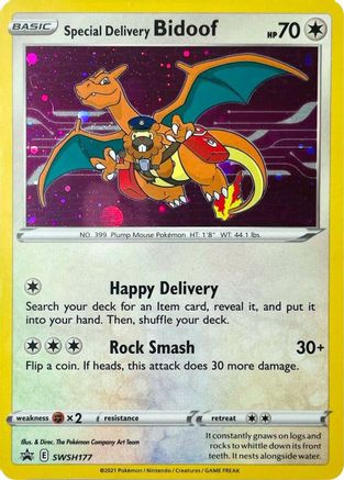 Special Delivery Bidoof - Holofoil - Promo