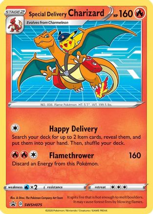 Special Delivery Charizard SWSH075 - Holofoil - Promo