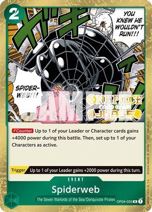 Spiderweb (Judge Pack Vol. 3) (OP04-035) - Rare