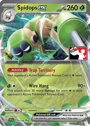 Spidops ex 019/198 - Holofoil - Double Rare