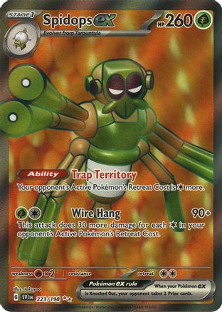 Spidops ex 223/198 - Holofoil - Ultra Rare