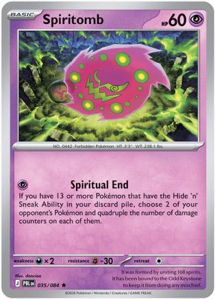 Spiritomb 035 - Holofoil - Rare