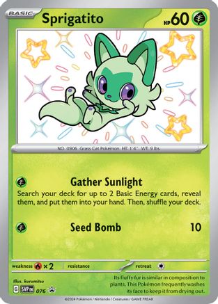 Sprigatito 076 - Holofoil - Promo