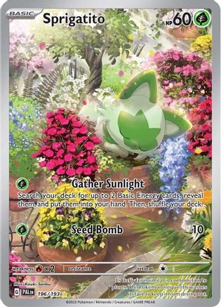 Sprigatito 196/193 - Holofoil - Illustration Rare