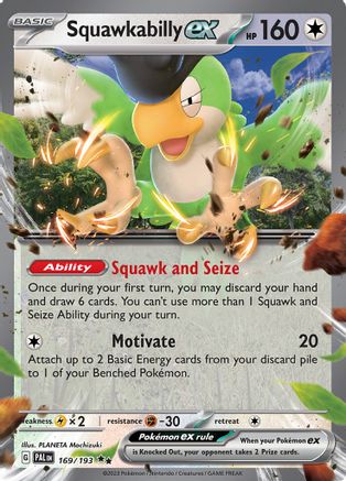 Squawkabilly ex 169 - Holofoil - Double Rare