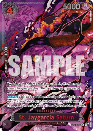 St. Jaygarcia Saturn (Parallel) (OP13-083) - Rare