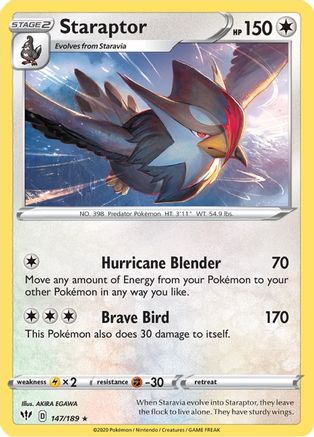 Staraptor 147 - Rare