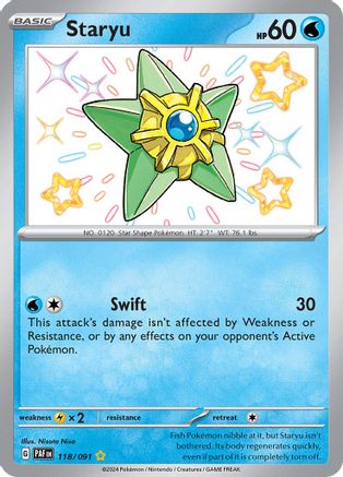 Staryu 118 - Holofoil - Shiny Rare
