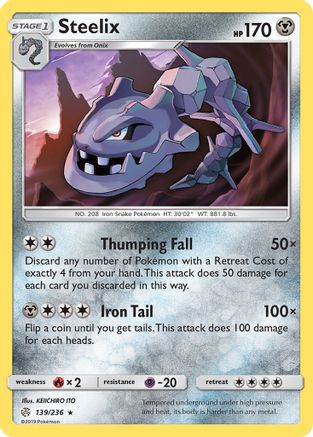 Steelix 139 - Holofoil - Holo Rare
