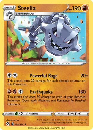 Steelix - 139/264/264 - Rare