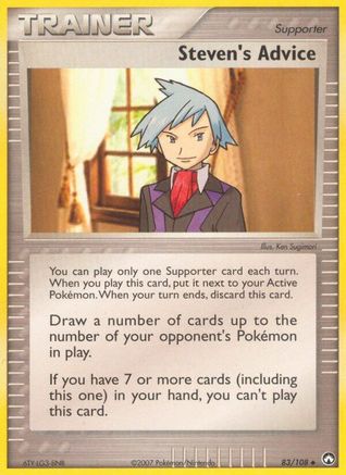 Steven's Advice 083  - Reverse Holofoil - Uncommon