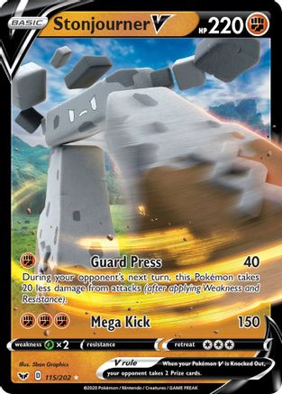 Stonjourner V 115 - Holofoil - Ultra Rare