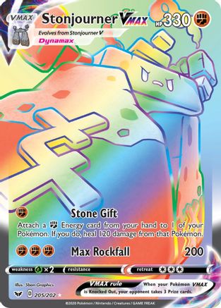 Stonjourner VMAX (Secret) 205 - Holofoil - Secret Rare