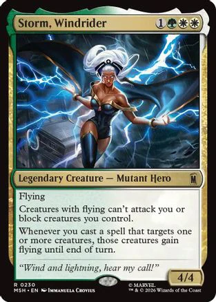 Storm, Windrider (MSH-230) - Marvel Super Heroes