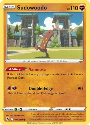 Sudowoodo 074 - Common