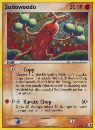Sudowoodo - Reverse Holofoil - Holo Rare