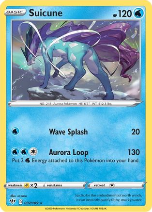 Suicune 037 - Holofoil - Holo Rare