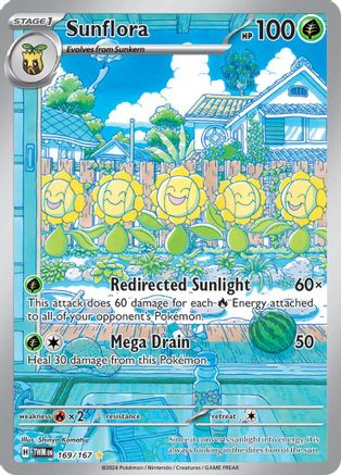 Sunflora 169/167 - Holofoil - Illustration Rare