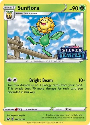 Sunflora (Prerelease) SWSH269 - Holofoil - Promo