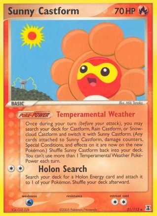 Sunny Castform - Rare