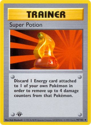 Super Potion 090  - 1st Edition - Uncommon