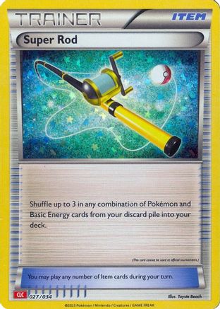 Super Rod (CLC) 027 - Holofoil - Classic Collection