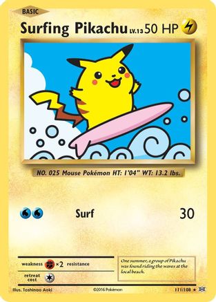 Surfing Pikachu 111 - Secret Rare