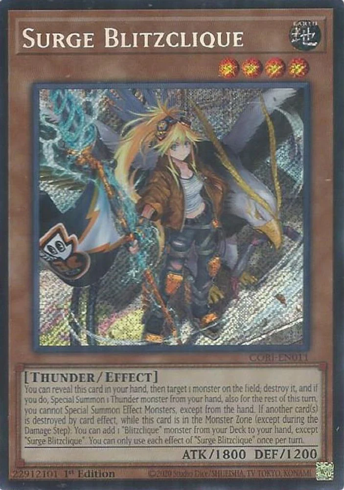 Surge Blitzclique (CORI-EN011) - Secret Rare