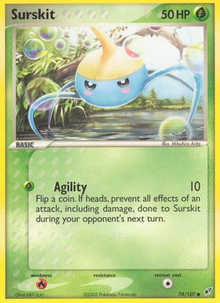 Surskit 078/107 - Reverse Holofoil - Common