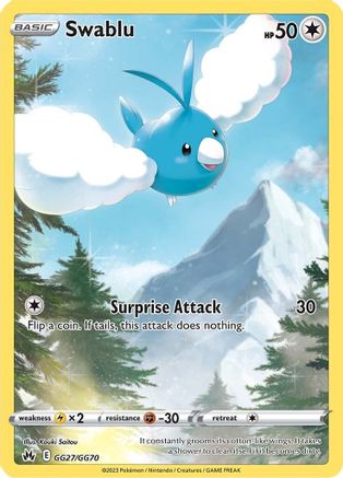 Swablu GG27 - Holofoil - Ultra Rare