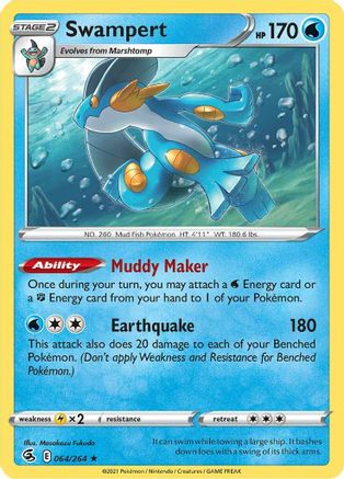 Swampert 064 - Holofoil - Holo Rare
