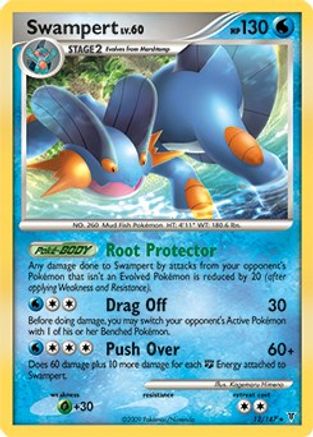 Swampert - 12/147 (DPPt Supreme Victors)/147 - Rare