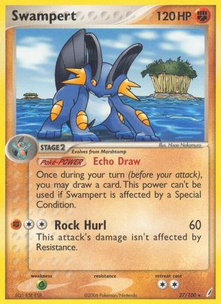 Swampert/100 - Reverse Holofoil - Rare