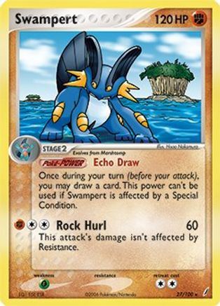 Swampert - 27/100 (EX Crystal Guardians)/100 - Holofoil - Holo Rare